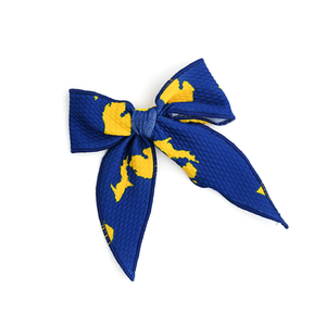 Michigan Blue & Maize CLIP BOW - Gigi and Max