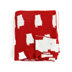 Alabama Crimson & White PLUSH BLANKET - Gigi and Max