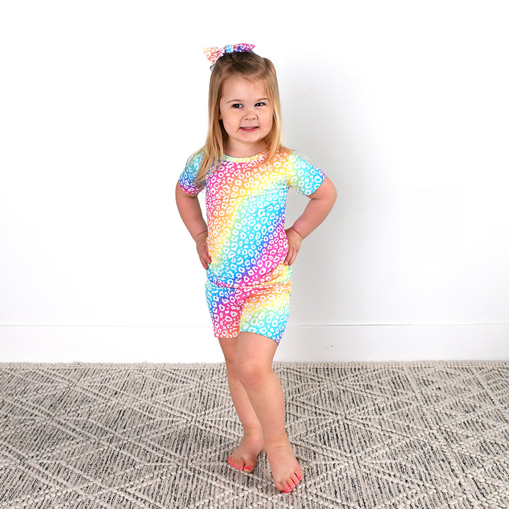 Summer Leopard TWO PIECE - SHORTS - Gigi and Max