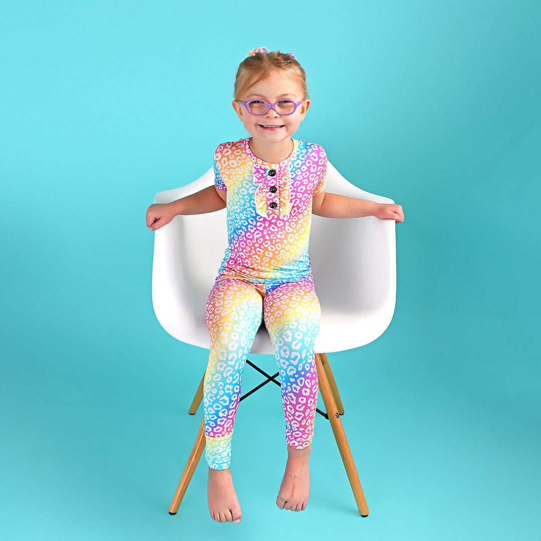 Summer Leopard RUFFLE TWO PIECE - Gigi and Max