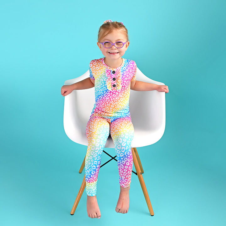 Summer Leopard RUFFLE TWO PIECE - Gigi and Max