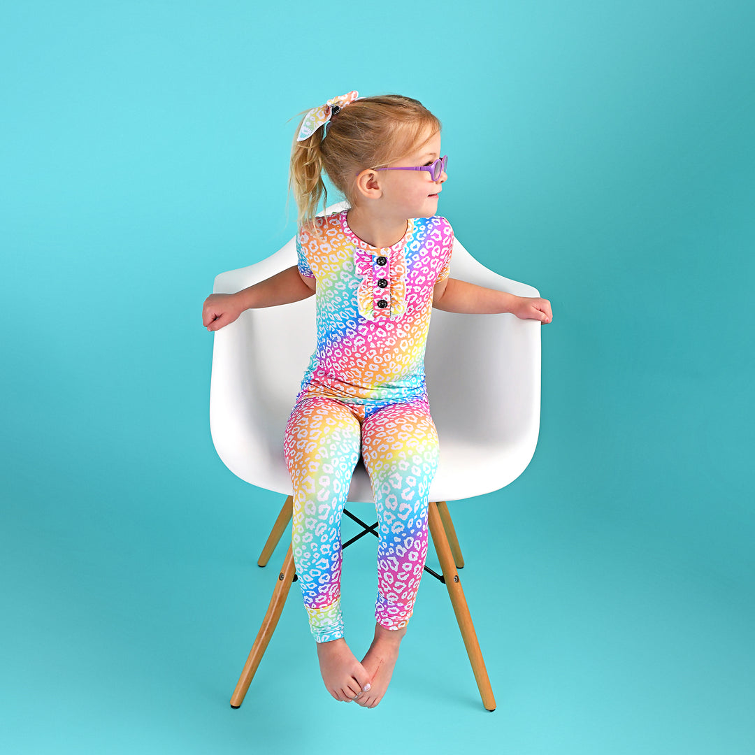 Summer Leopard RUFFLE TWO PIECE - Gigi and Max