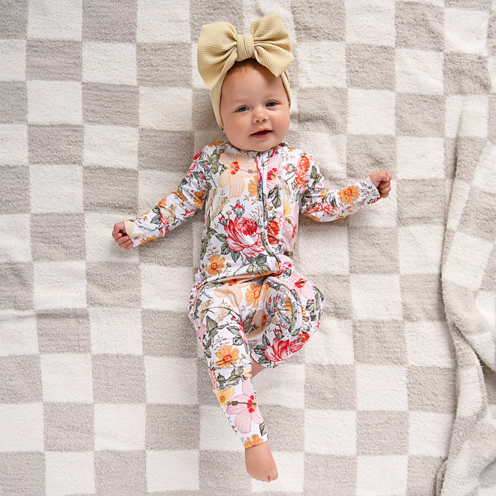 Oakley Tan Checks PLUSH BLANKET - Gigi and Max