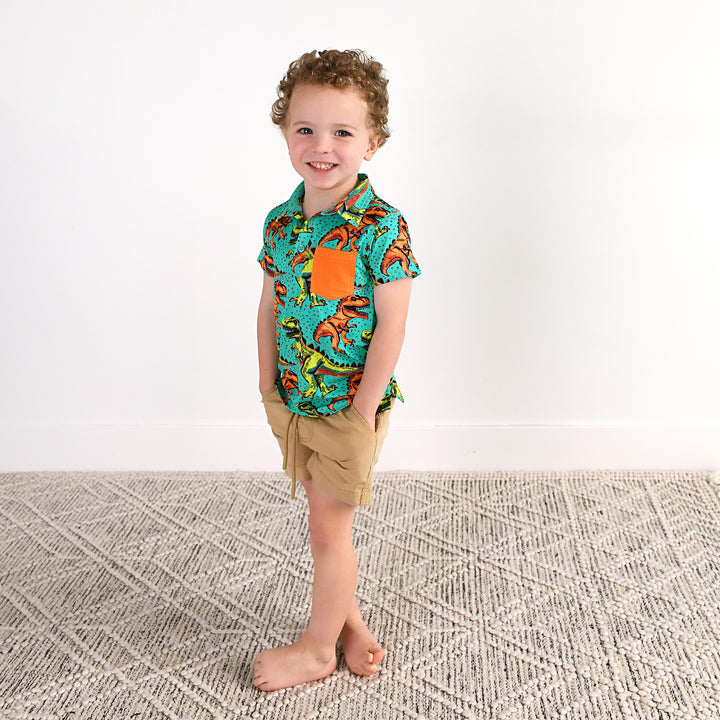 Drew Dino POLO SHIRT - Gigi and Max