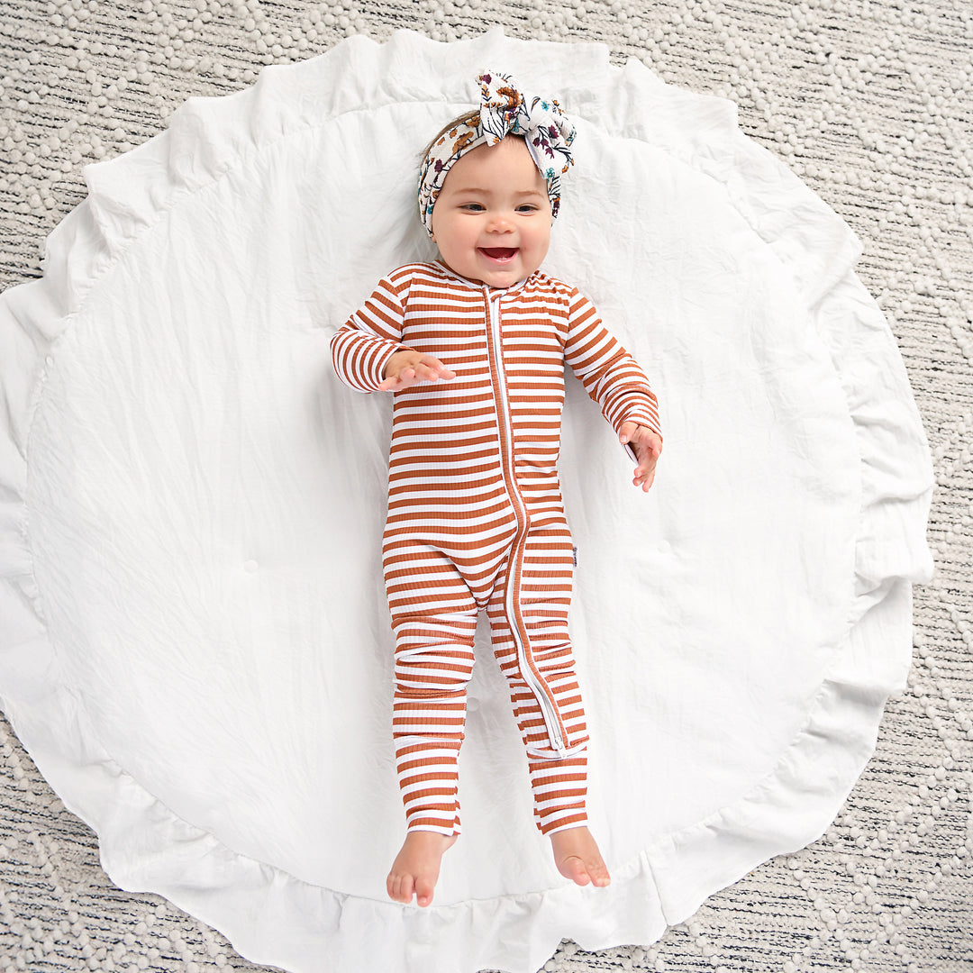 Chase Brown Ribbed ZIP - Gigi and Max