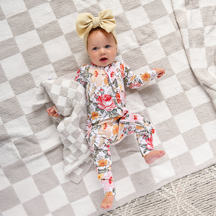 Oakley Tan Checks PLUSH BLANKET - Gigi and Max