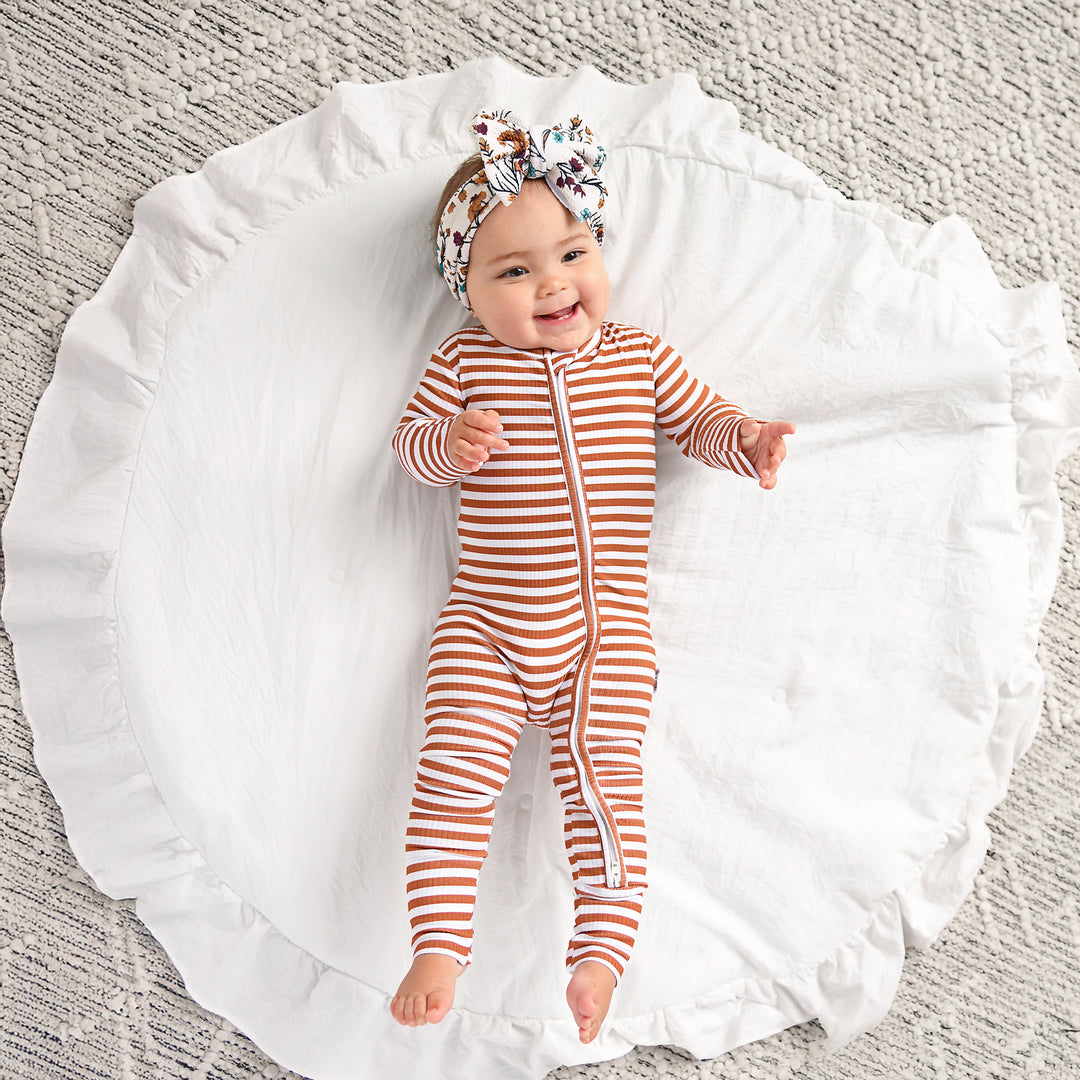 Chase Brown Ribbed ZIP - Gigi and Max