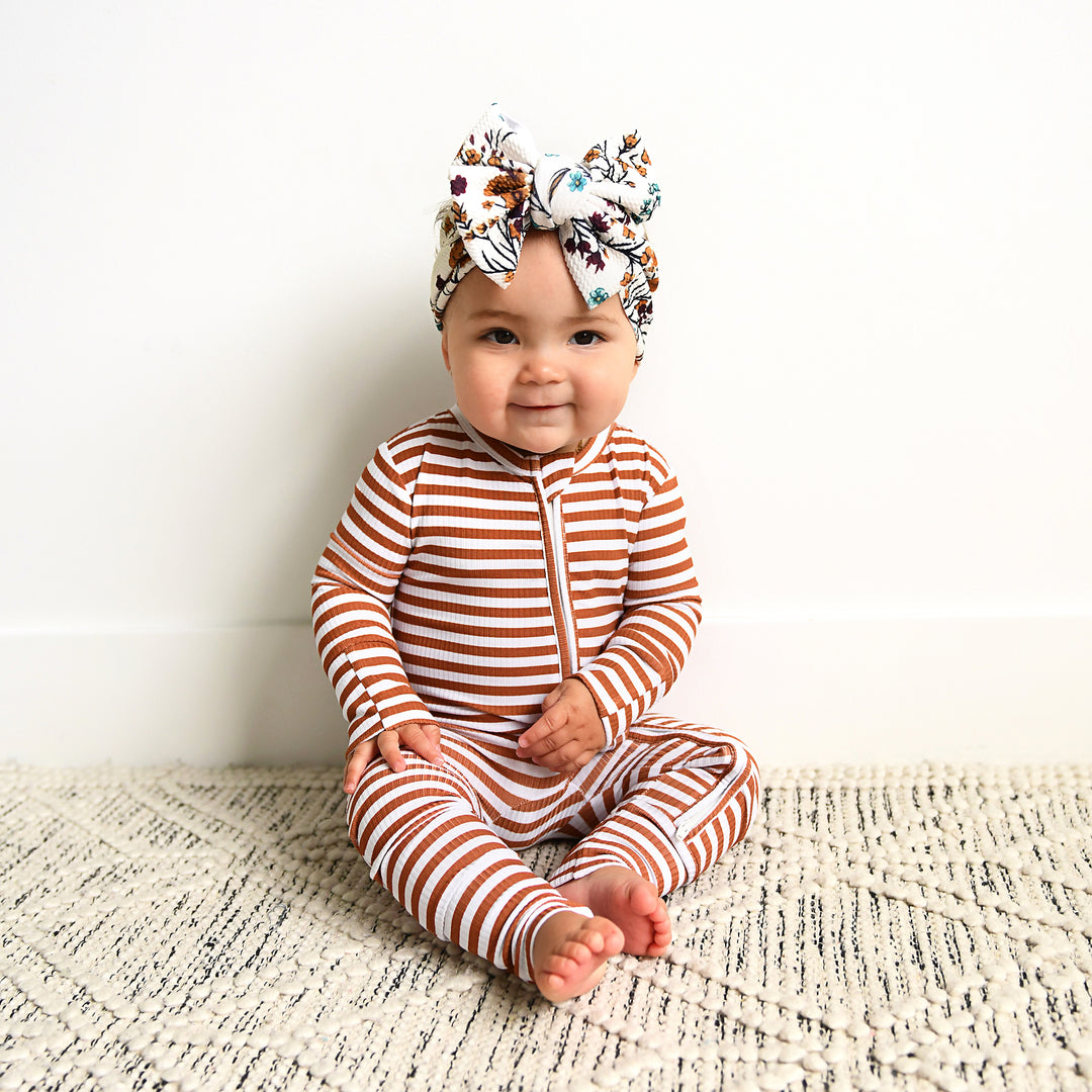 Chase Brown Ribbed ZIP - Gigi and Max