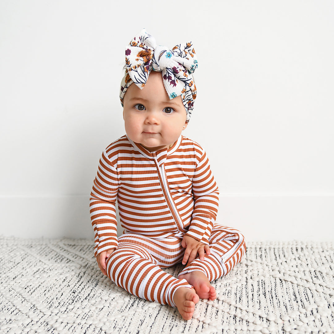 Chase Brown Ribbed ZIP - Gigi and Max