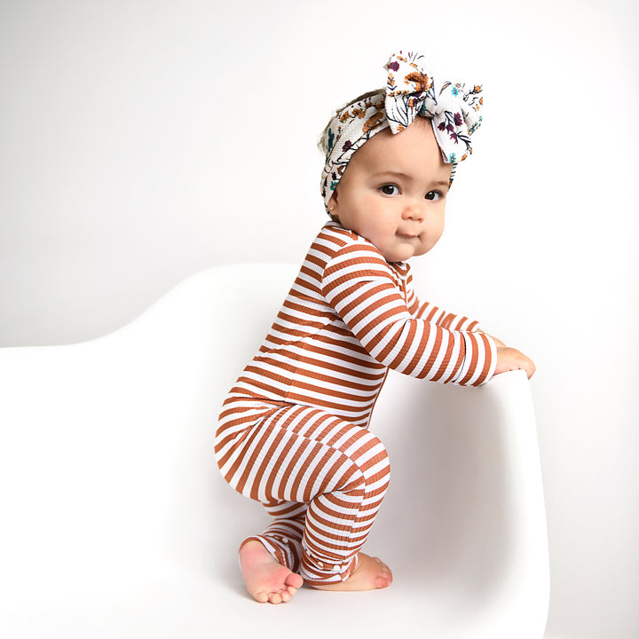 Chase Brown Ribbed ZIP - Gigi and Max