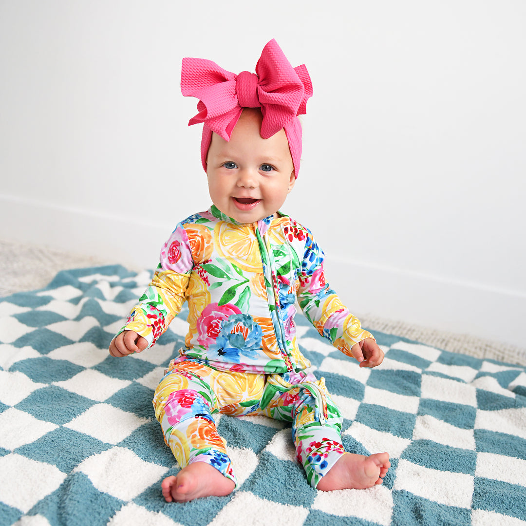 Drake Blue Checks PLUSH BLANKET - Gigi and Max