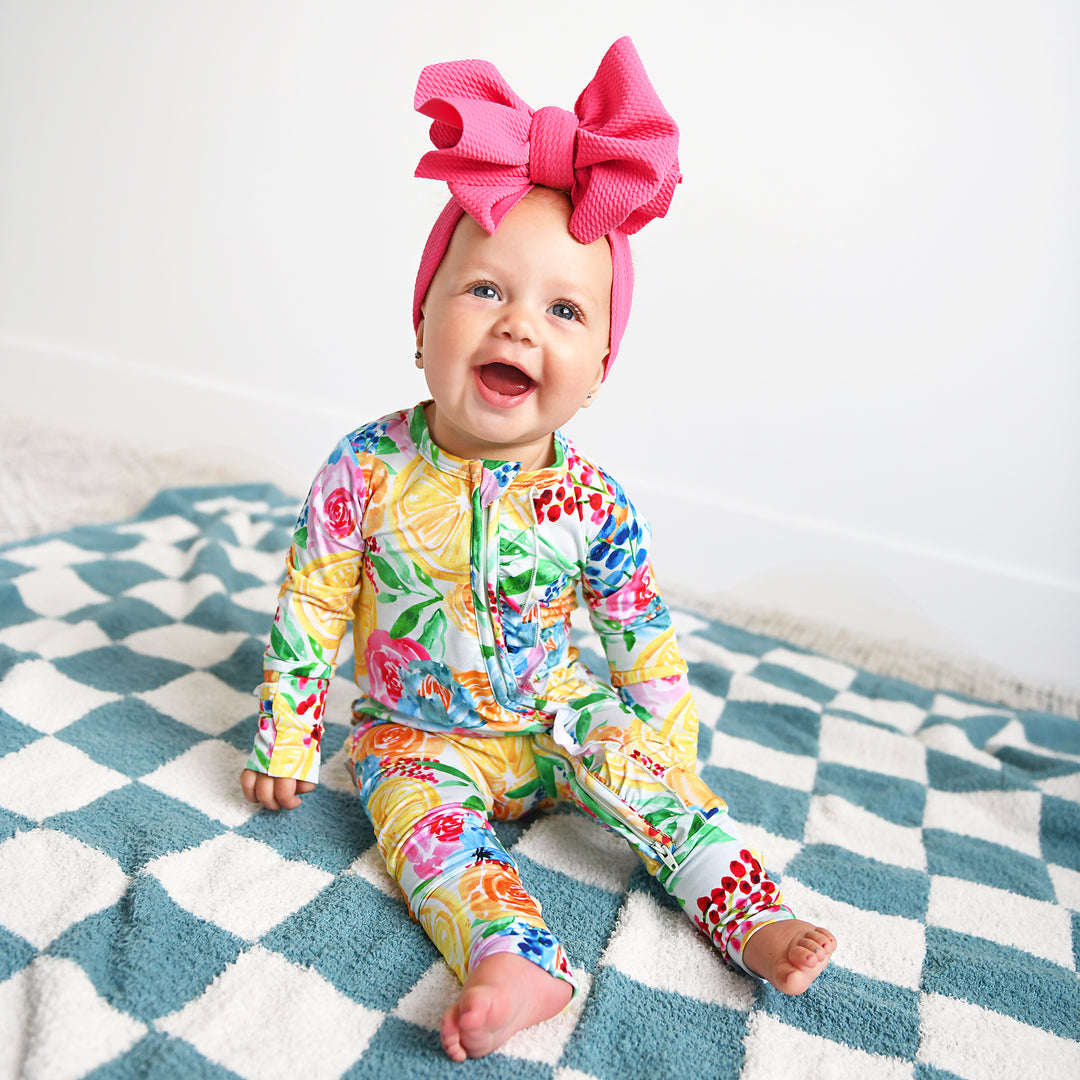 Drake Blue Checks PLUSH BLANKET - Gigi and Max