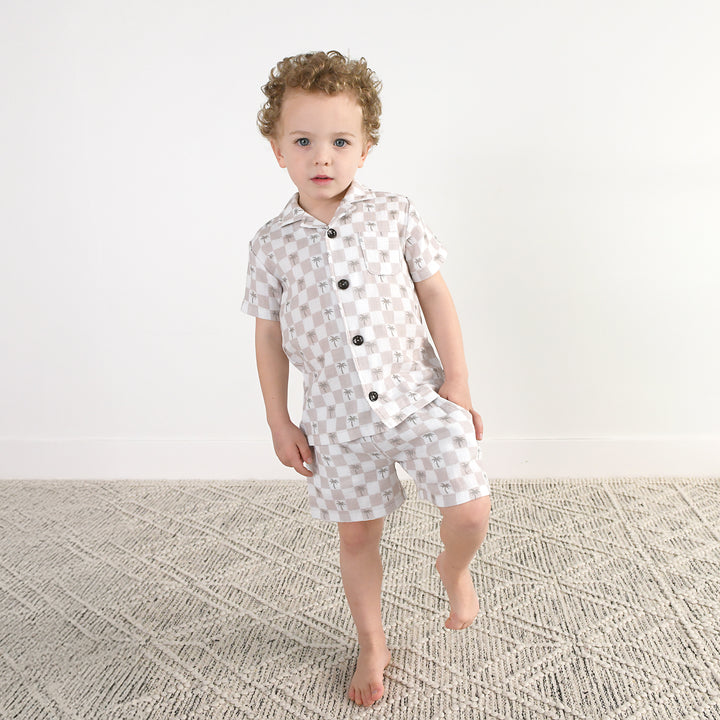 Beau Palm Tree COASTAL SET ORGANIC - Gigi and Max