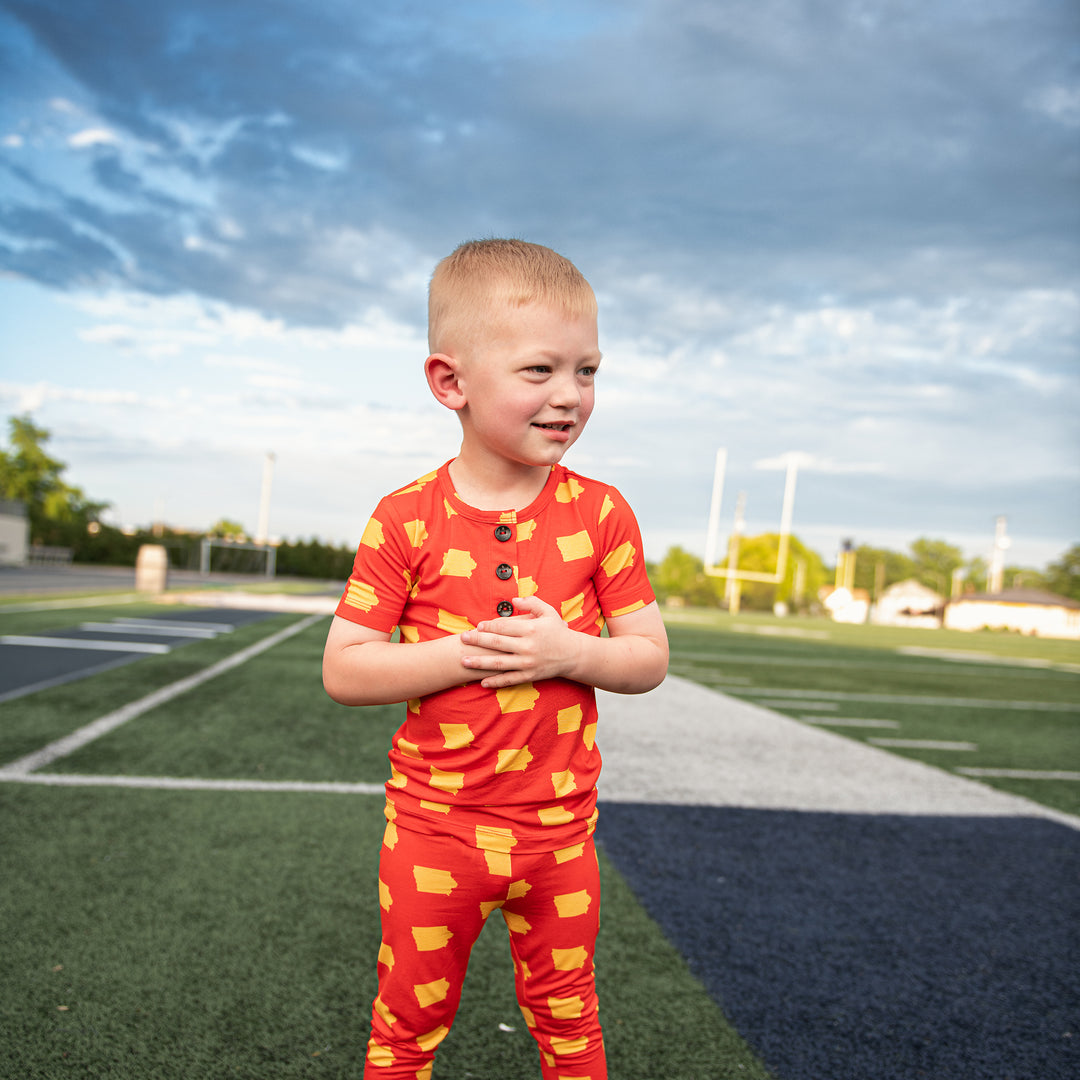 Iowa Cardinal & Gold TWO PIECE - Gigi and Max