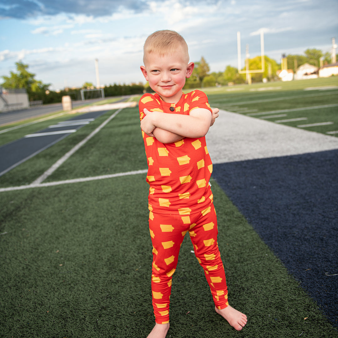 Iowa Cardinal & Gold TWO PIECE - Gigi and Max