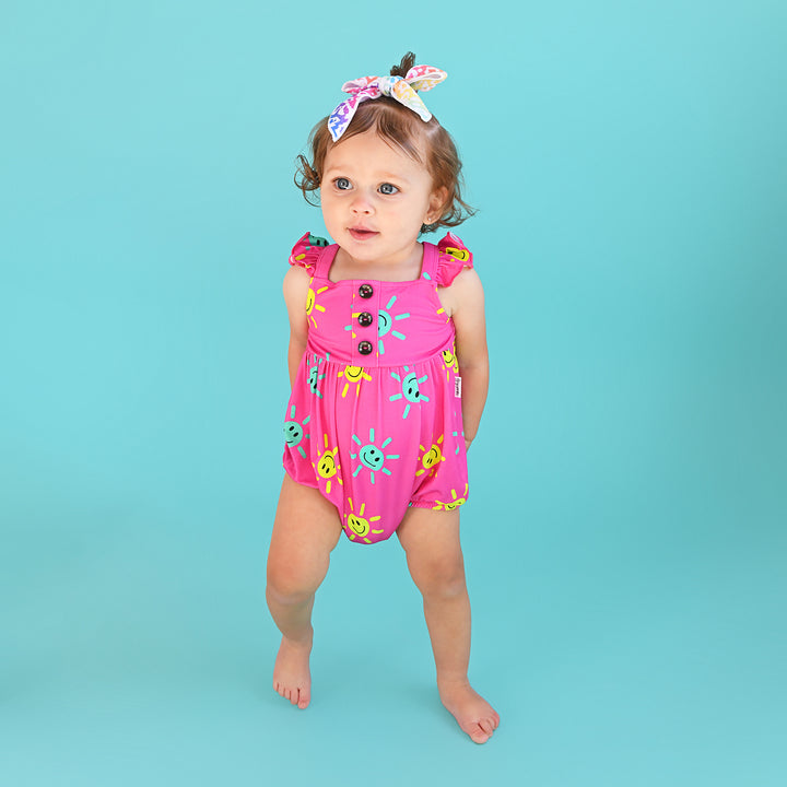 Brittany Smiliey Face BUTTON BUBBLE - Gigi and Max