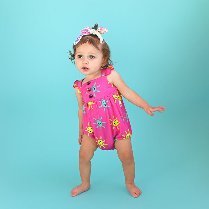 Brittany Smiliey Face BUTTON BUBBLE - Gigi and Max