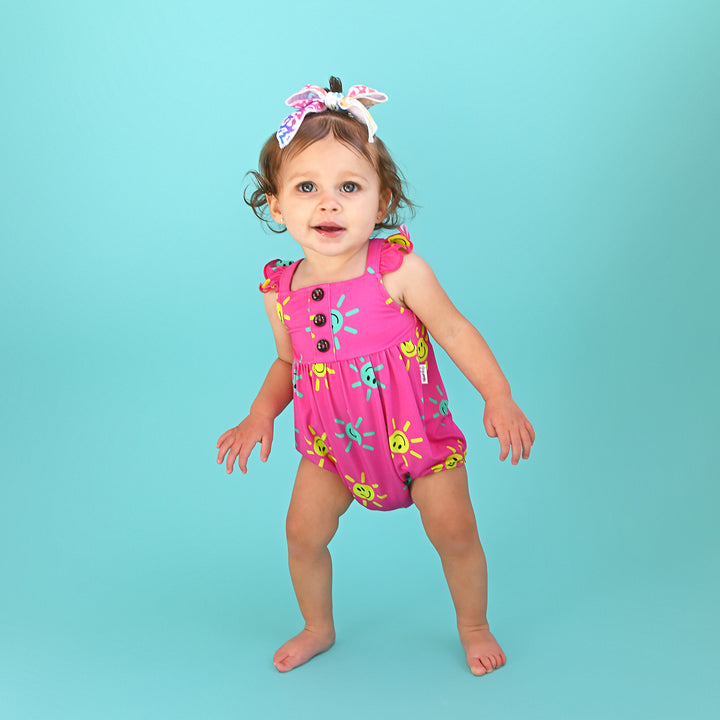 Brittany Smiliey Face BUTTON BUBBLE - Gigi and Max