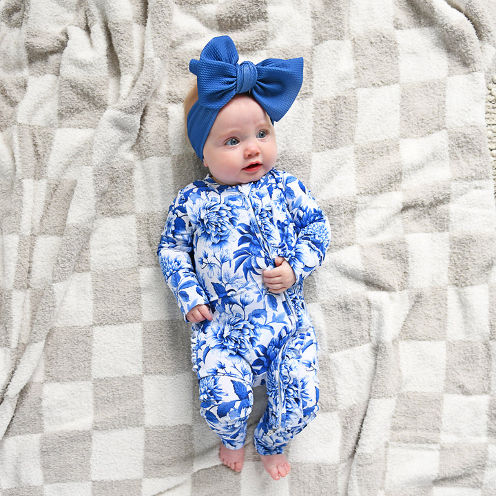 Oakley Tan Checks PLUSH BLANKET - Gigi and Max