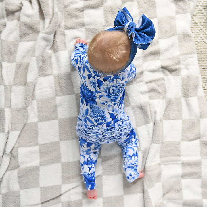 Oakley Tan Checks PLUSH BLANKET