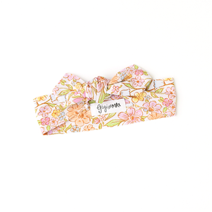 Kennedy Floral TOPKNOT HEADBAND - Gigi and Max