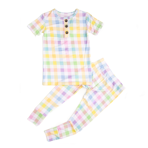 Winnie Pastel Plaid TWO PIECE - Gigi and Max