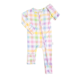 Winnie Pastel Plaid ZIP - Gigi and Max