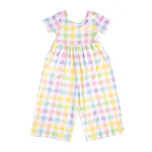 Winnie Pastel Plaid ROMPER - Gigi and Max