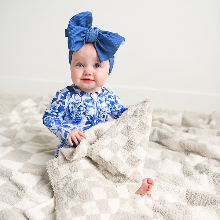 Oakley Tan Checks PLUSH BLANKET