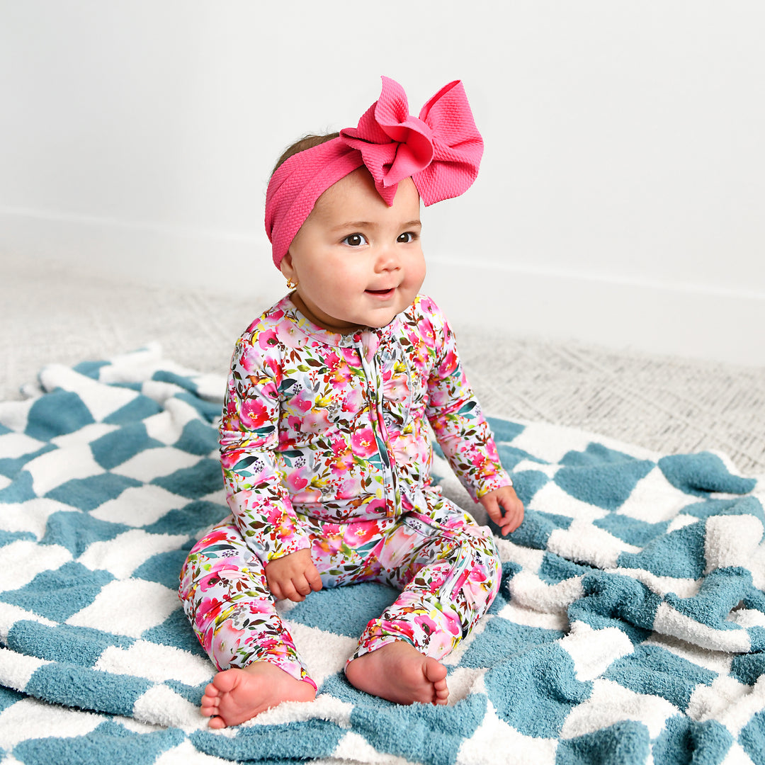 Drake Blue Checks PLUSH BLANKET - Gigi and Max