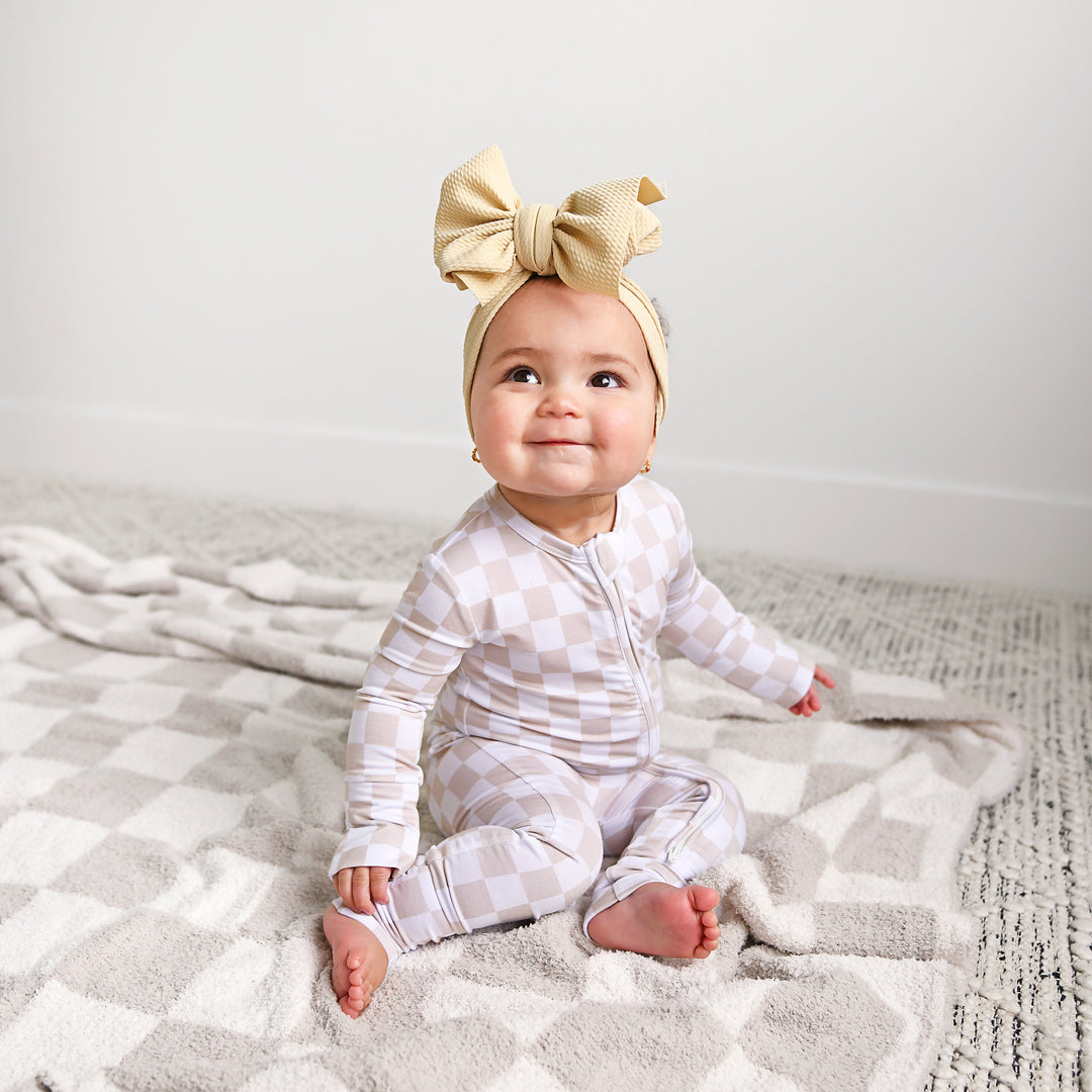 Oakley Tan Checks PLUSH BLANKET