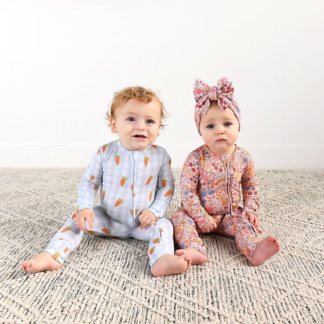 Henry Carrot Gingham ZIP - Gigi and Max