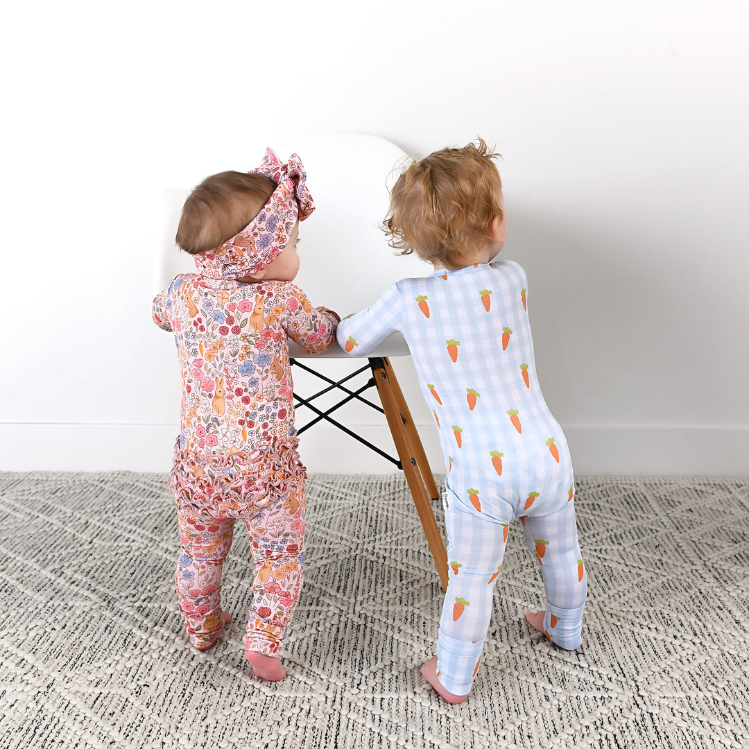 Henry Carrot Gingham ZIP - Gigi and Max