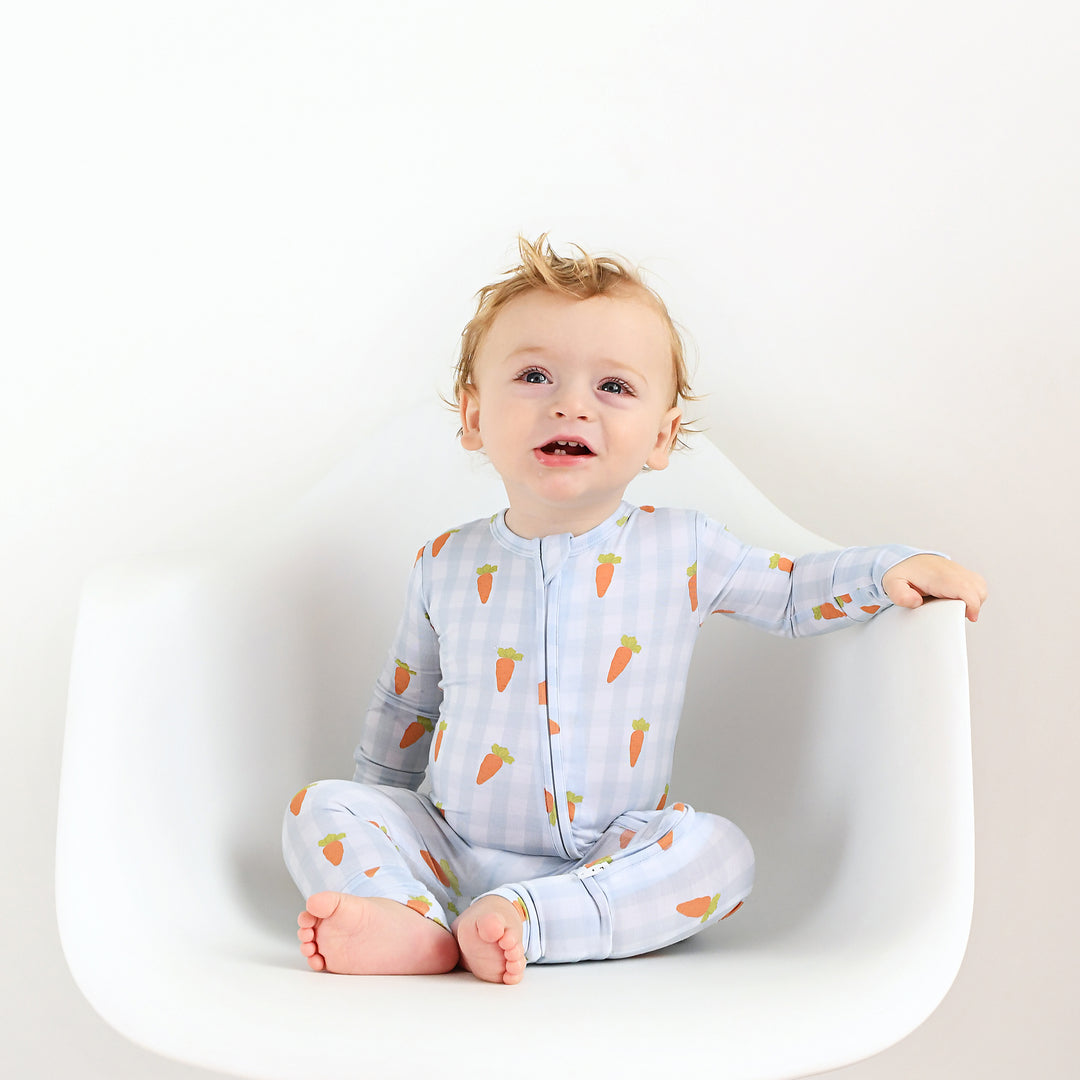 Henry Carrot Gingham ZIP - Gigi and Max