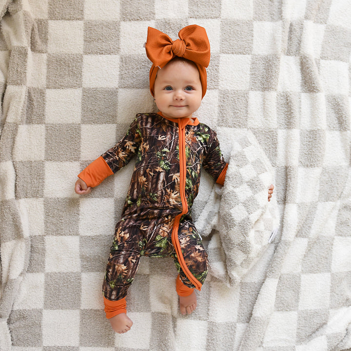 Oakley Tan Checks PLUSH BLANKET