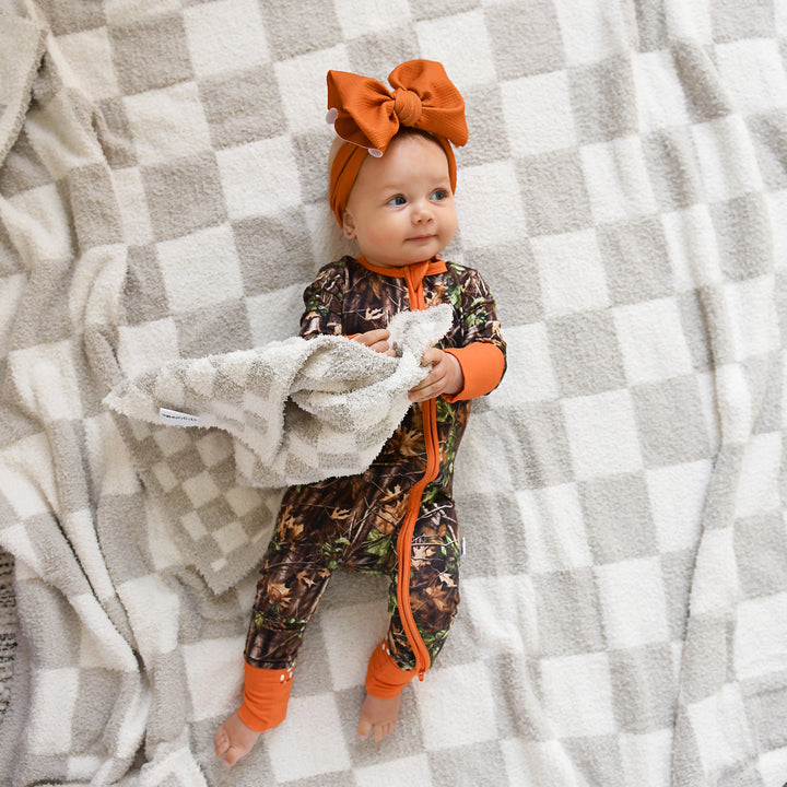 Oakley Tan Checks PLUSH BLANKET