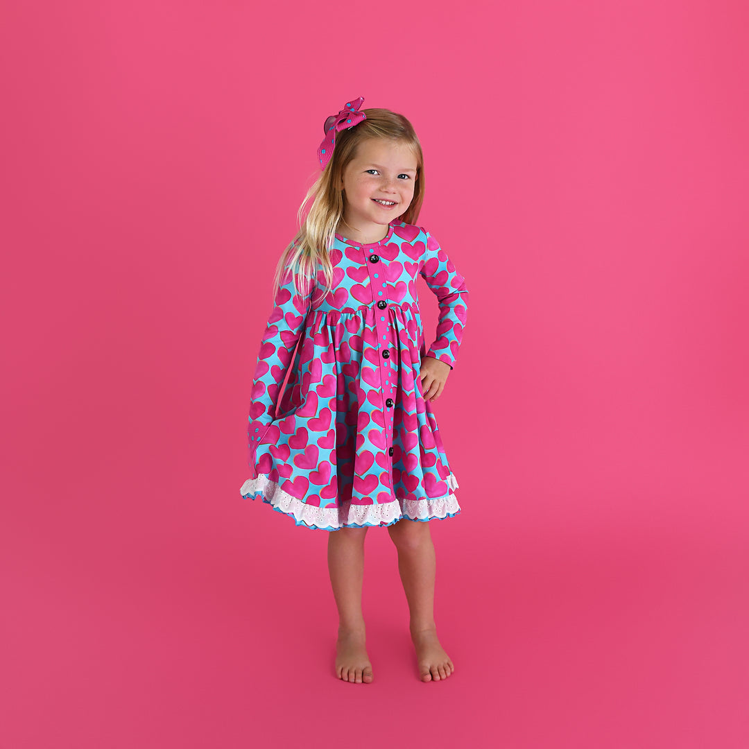Cora BUTTON DRESS - Gigi and Max