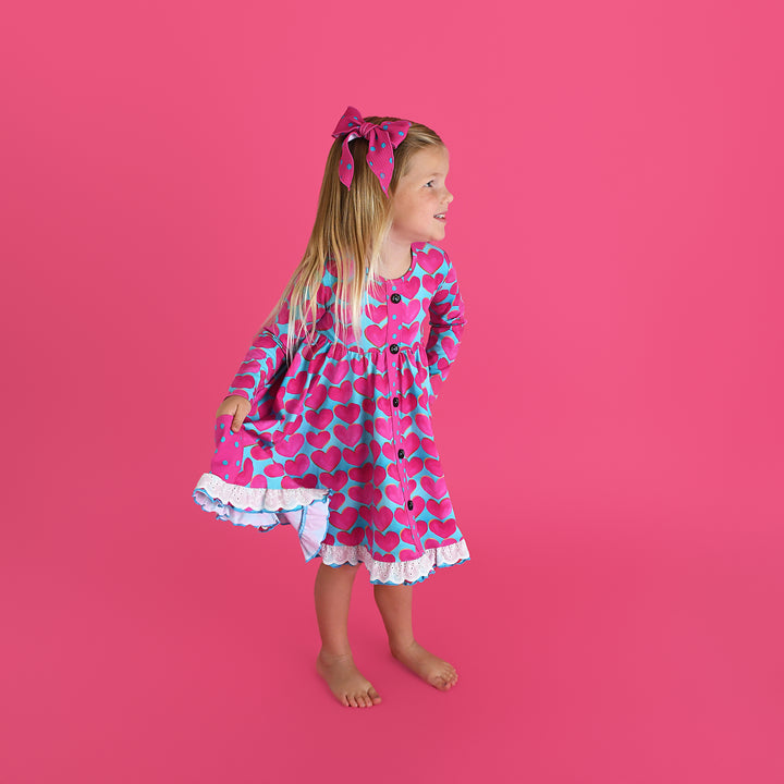 Cora BUTTON DRESS - Gigi and Max