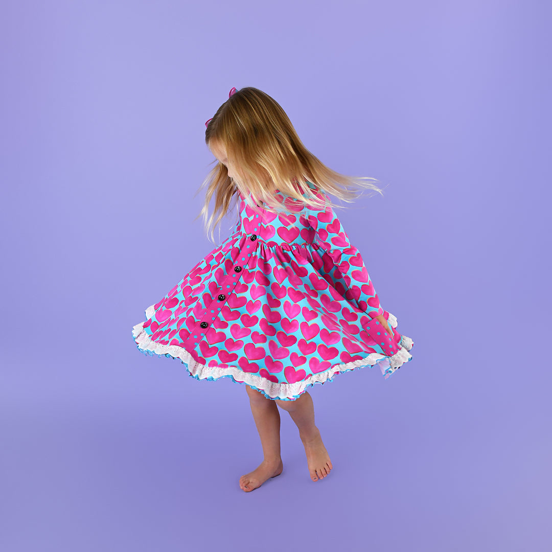 Cora BUTTON DRESS - Gigi and Max