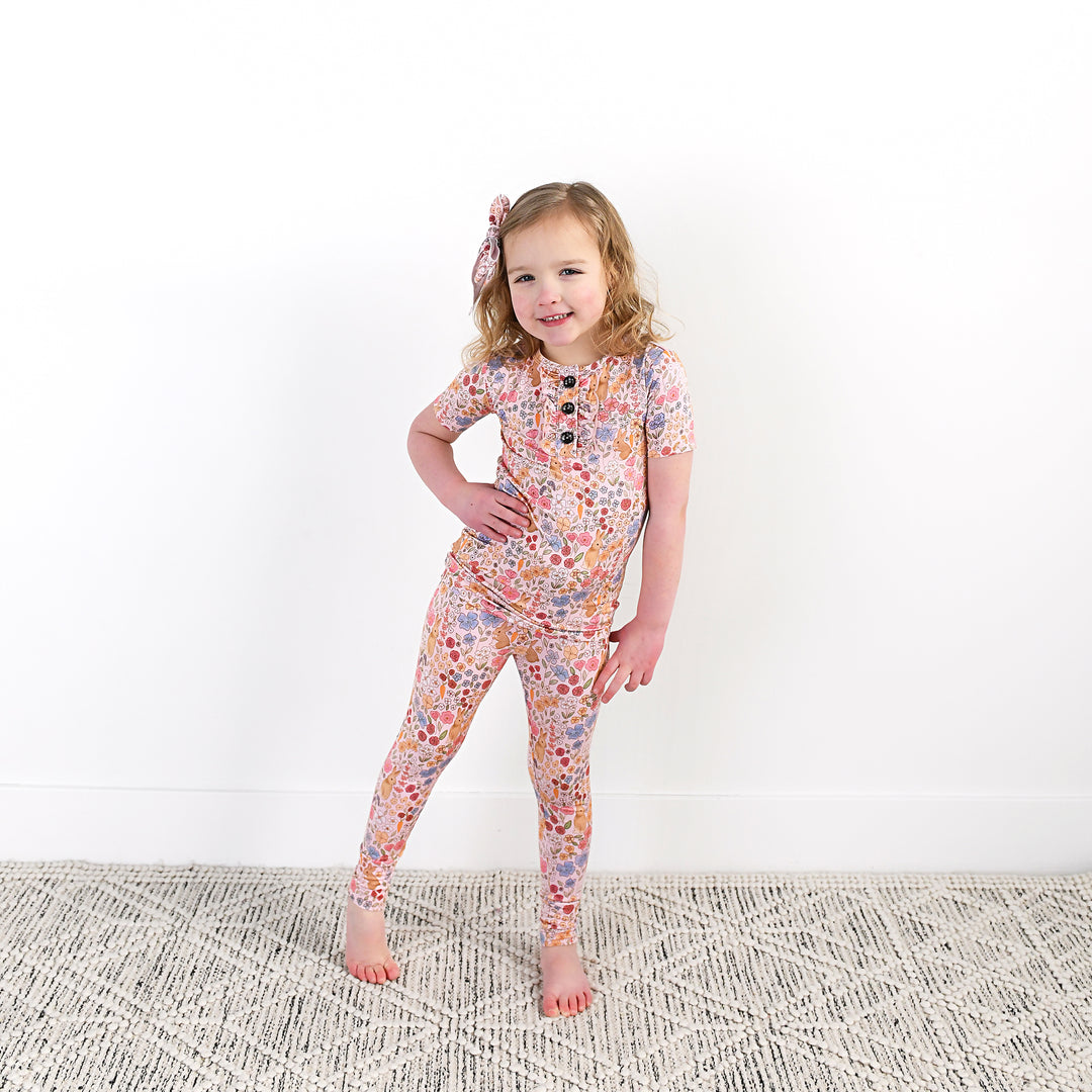 Meadow Floral Bunny RUFFLE TWO PIECE - Gigi and Max