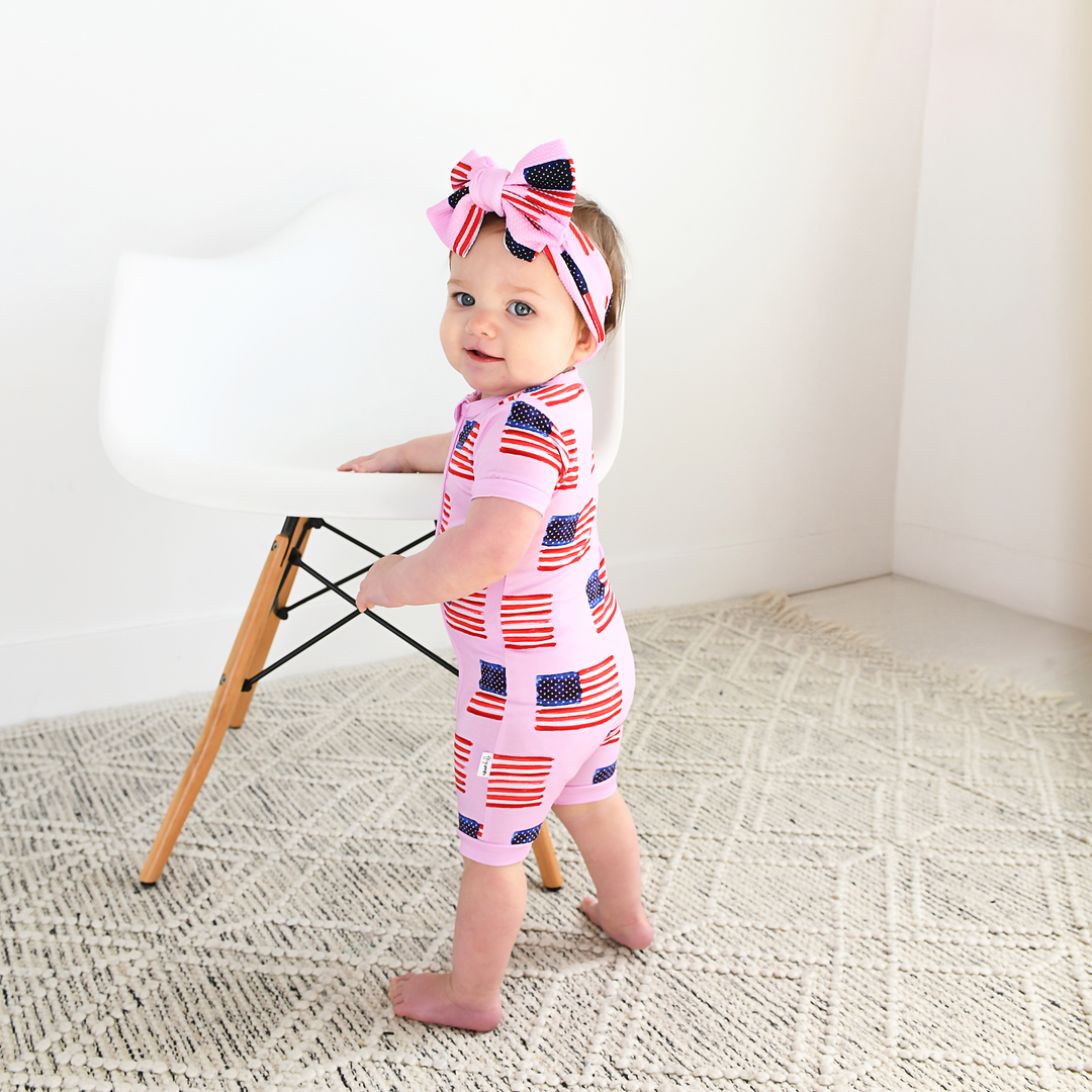 Betty Pink Flag SHORTY ZIP - Gigi and Max