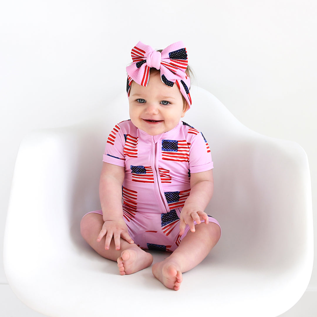 Betty Pink Flag SHORTY ZIP - Gigi and Max