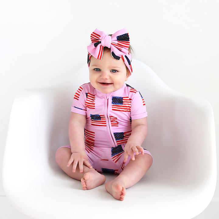 Betty Pink Flag SHORTY ZIP - Gigi and Max