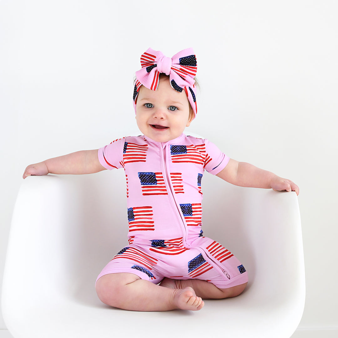 Betty Pink Flag SHORTY ZIP - Gigi and Max