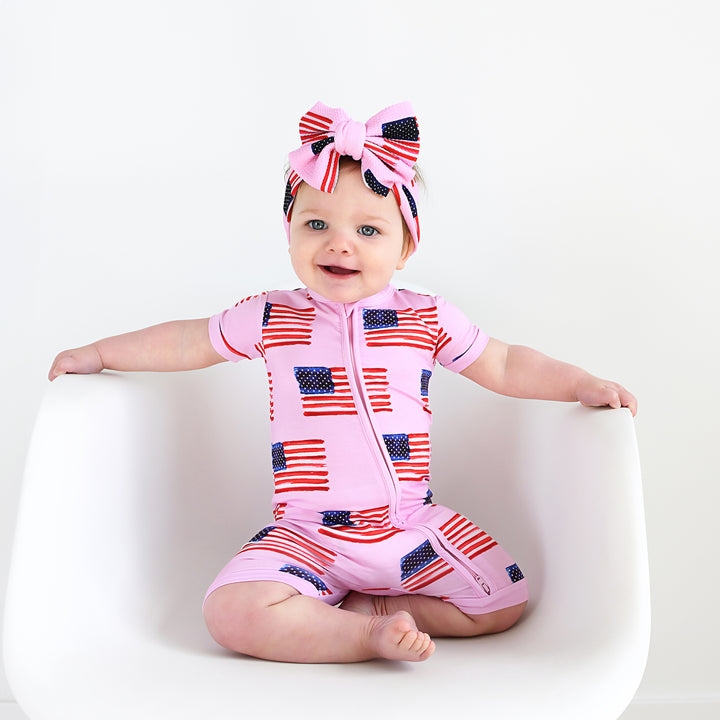 Betty Pink Flag SHORTY ZIP - Gigi and Max