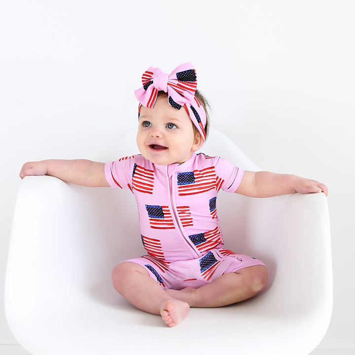 Betty Pink Flag SHORTY ZIP - Gigi and Max