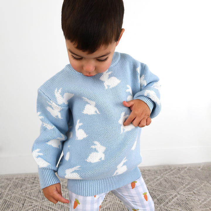 Blue Bunny SWEATER - Gigi and Max