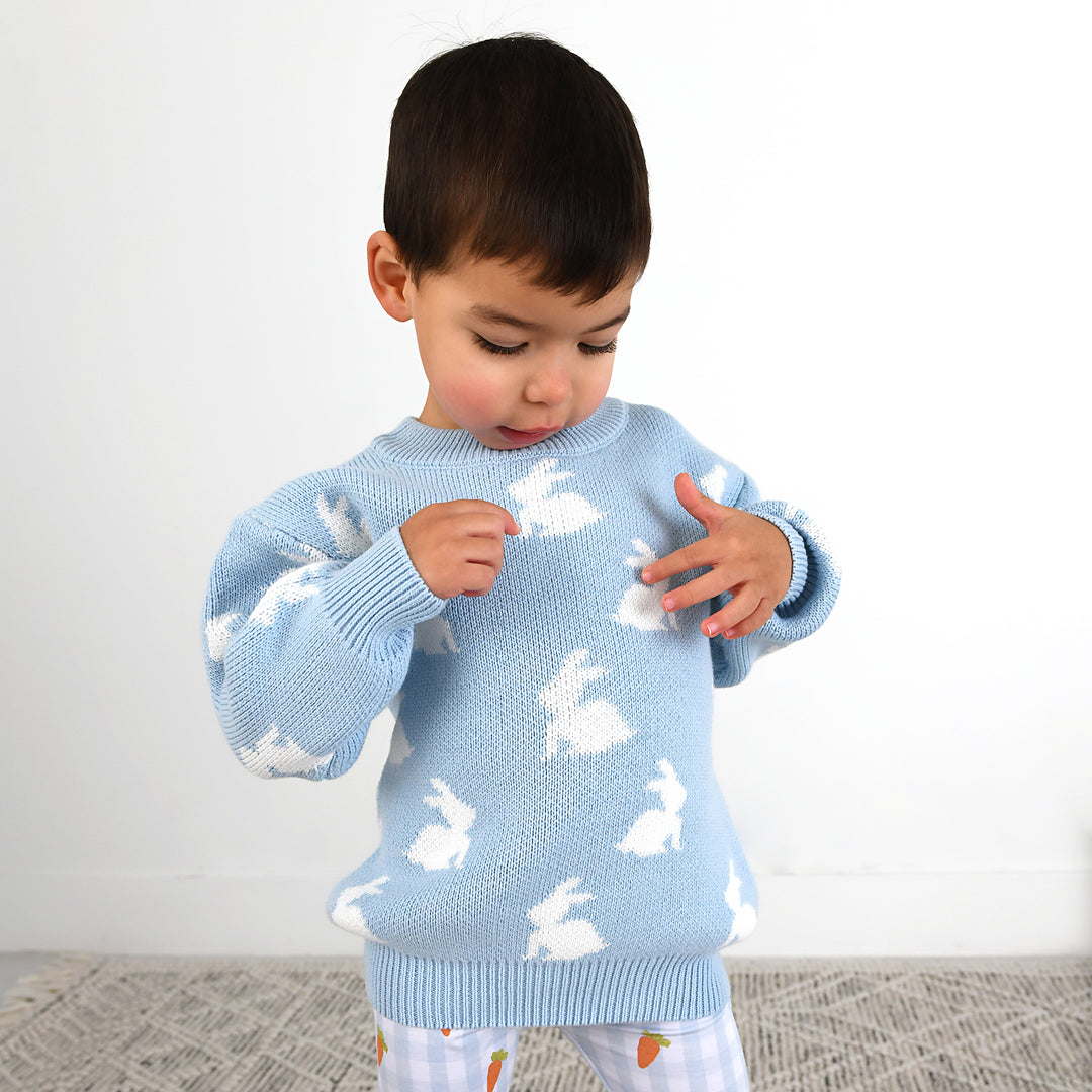 Blue Bunny SWEATER - Gigi and Max