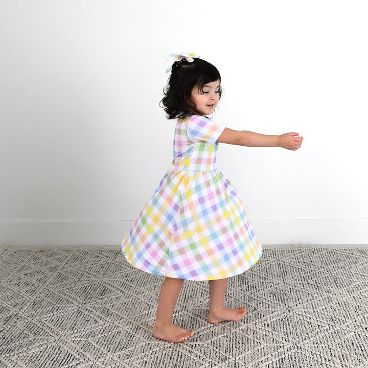 Winnie Pastel Plaid TUTU DRESS - Gigi and Max