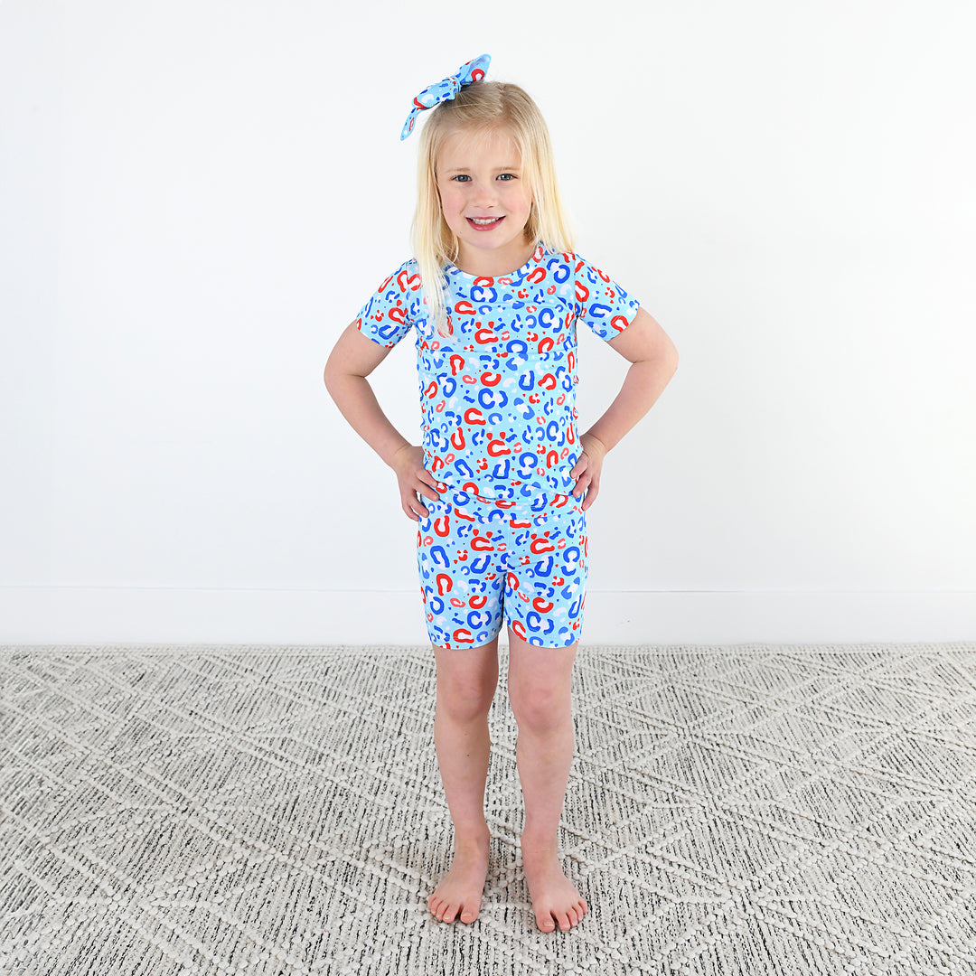 Kinsley Leopard TWO PIECE - SHORTS - Gigi and Max